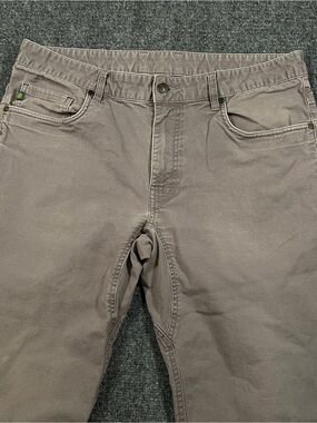 Stio Pants Mens 34x31 Gray Rivet Canvas 5 Pocket Stretch Outdoor Chino Hiking